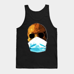 Skully Boy Face Mask Tank Top